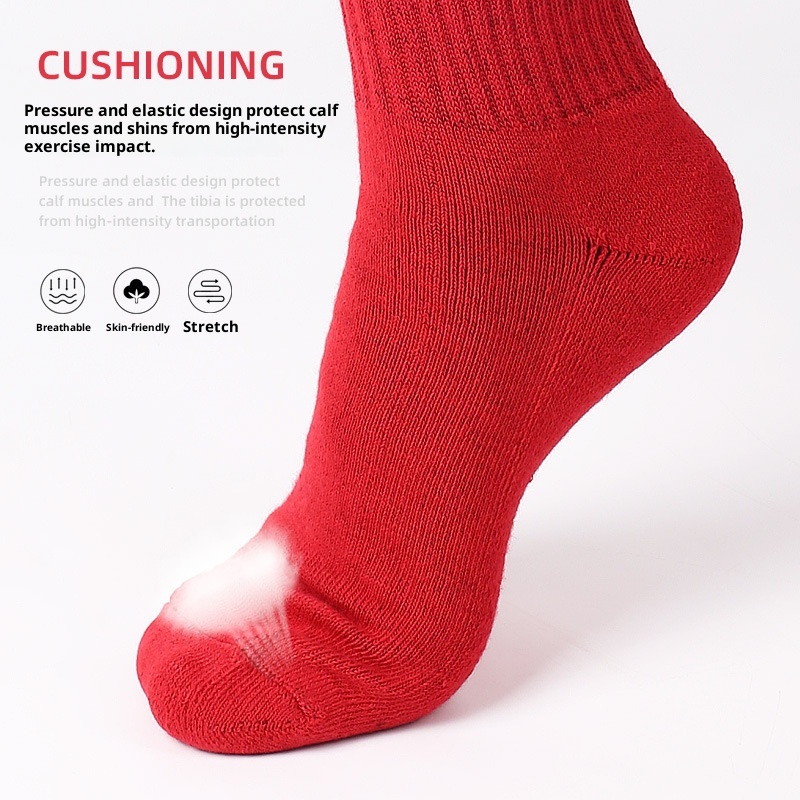 ActiveGo ActiveGo Adult And Children Thickened Towel Bottom Marathon Hiking Cycling Soccer Long Tube Sports Compression Pressure Socks_voghion.com