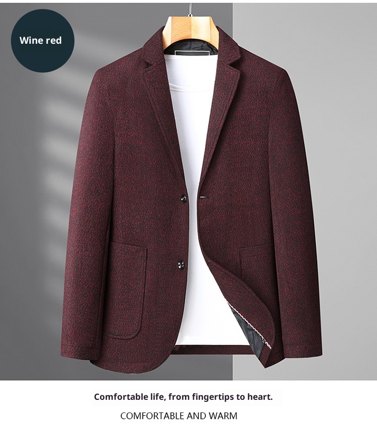 1 Extra Large Men's Suit Jacket Spring Autumn Business Plus Size Loose Fit Big And Tall Casual Blazer_voghion.com