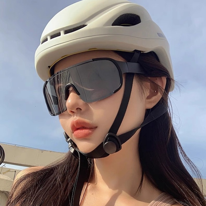 Occhiali da sole ActiveGo per sport all'aria aperta, ciclismo, arrampicata, equitazione notturna, occhiali da sole monoblocco, antivento, spedizione gratuita_voghion.com