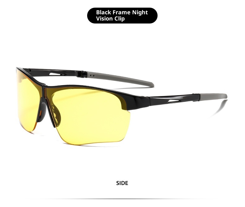 ActiveGo Cross-border Nuovo vetro pieghevole per ciclismo Outdoor Alpinismo Antivento Doppio uso Guida Visione diurna e notturna_voghion.com