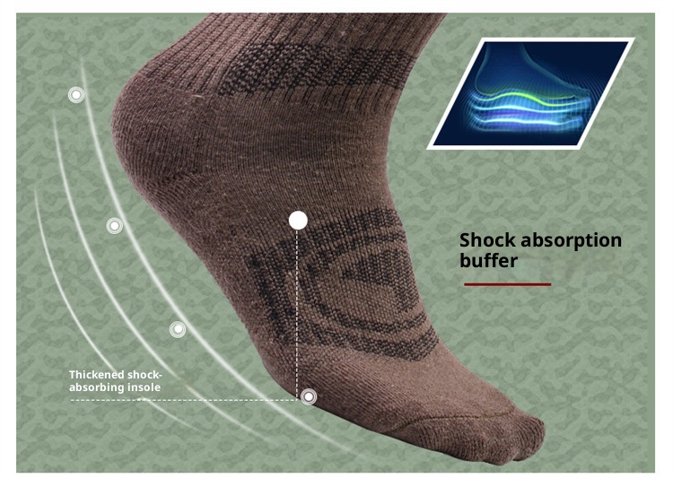 ActiveGo ActiveGo RBAO Vente directe Chaussettes fines de randonnée extérieure 047 Été Automne Trekking Course à pied Alpinisme mi-mollet_voghion.com