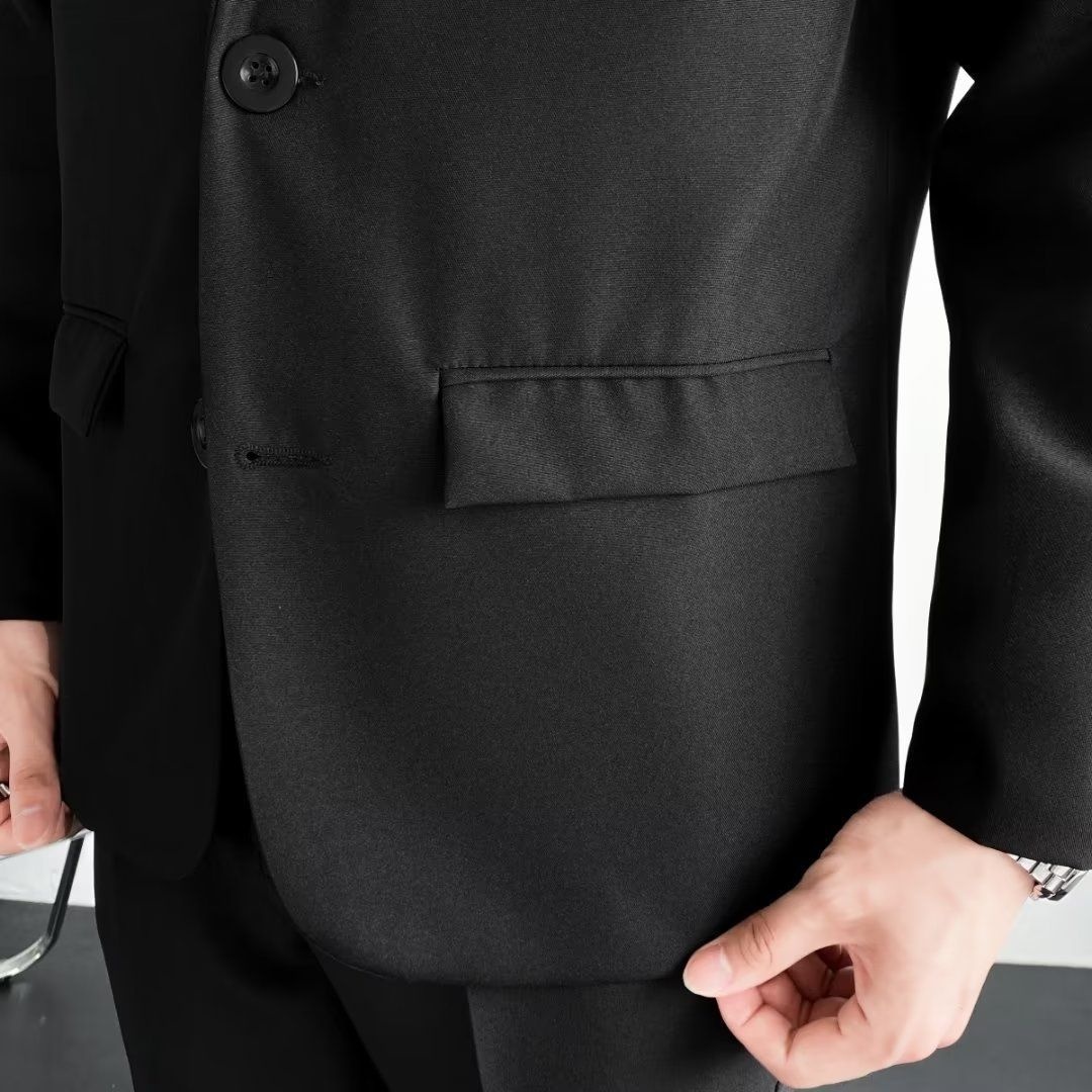 Giacca da uomo DK autunno INS casual set studente laurea foto classe uniforme stile accademia JK piccolo abito_voghion.com