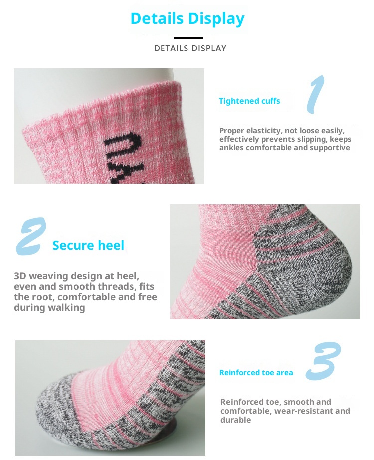 ActiveGo ActiveGo Nouvelles chaussettes de sport professionnelles unisexes pour la randonnée, la course à pied, le cyclisme et l'extérieur. Absorbantes et respirantes._voghion.com