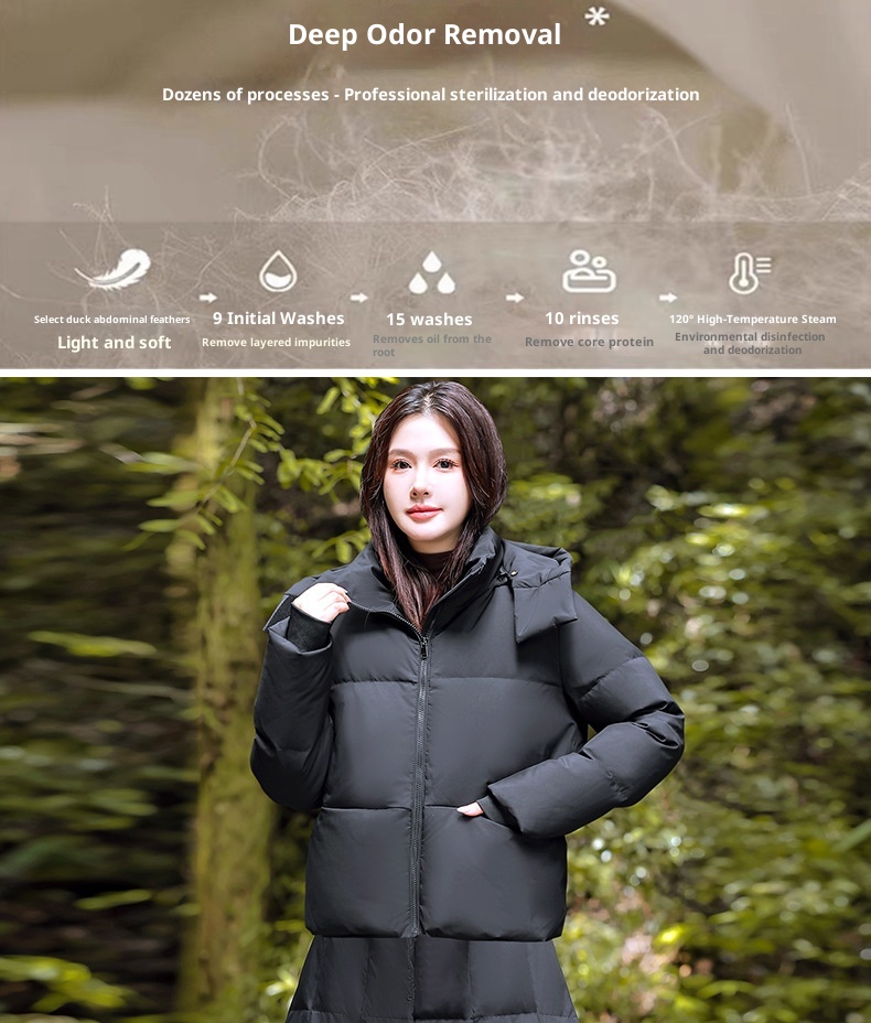 Veste épaisse ChicShe 90 en toile de canard blanche, coupe trapèze, mi-longue, coupe-vent, chaude, idéale pour le cyclisme. Jupe en duvet._voghion.com