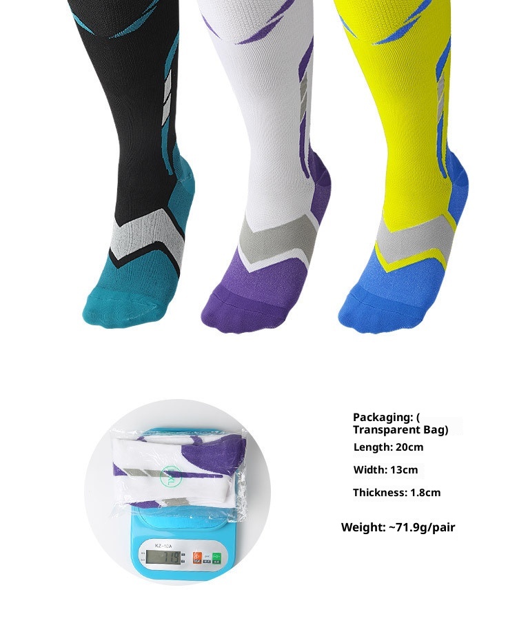 ActiveGo ActiveGo New Compression Outdoor Cycling Climbing Marathon Running Pressure Men And Women Long Tube Leg Protection Sports Socks_voghion.com