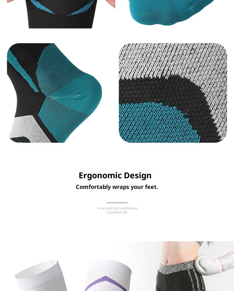 ActiveGo ActiveGo Outdoor Compression Pressure Cycling New Hiking Marathon Leg Protection Running Sports Men And Women Socks Long Tube_voghion.com