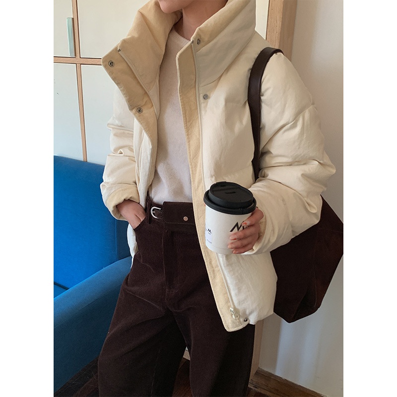 ChicShe Mulan Loose Jacket For Women 2025 Thirteen Lines Winter New Warm White Duck Down Coat 52928Y_voghion.com
