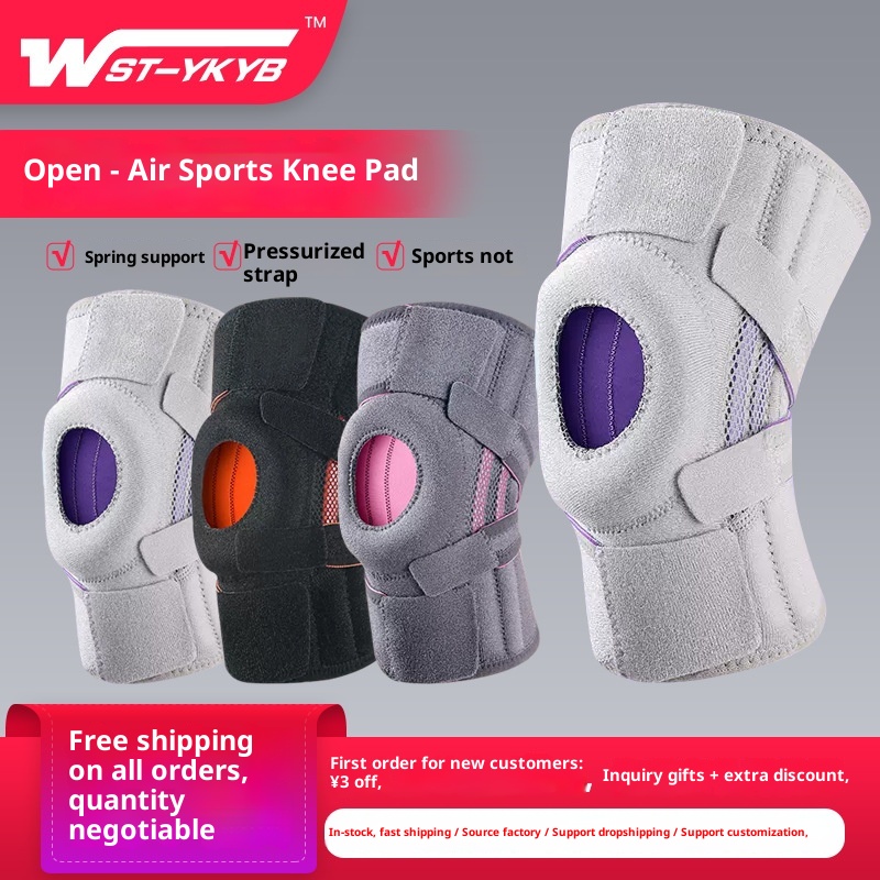 ActiveGo ActiveGo Sports Meniscus Brace Professional Patella Strap Joint Sleeve For Cycling Climbing Men And Women Running Mountaineering_voghion.com