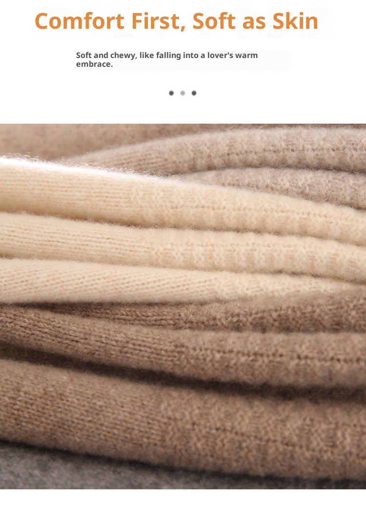 GraceChic GraceChic GraceChic Autunno Inverno Lana Per Donna Maglia Base Larga Ispessita 2021 Nuovo Maglione Dimagrante Tinta Unita Cashmere Parte Superiore Interna_voghion.com