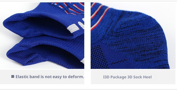 Chaussettes de sport ActiveGo pour homme, respirantes, en tissu éponge épais et rembourrées, idéales pour la course, le basketball, le cyclisme et la randonnée._voghion.com