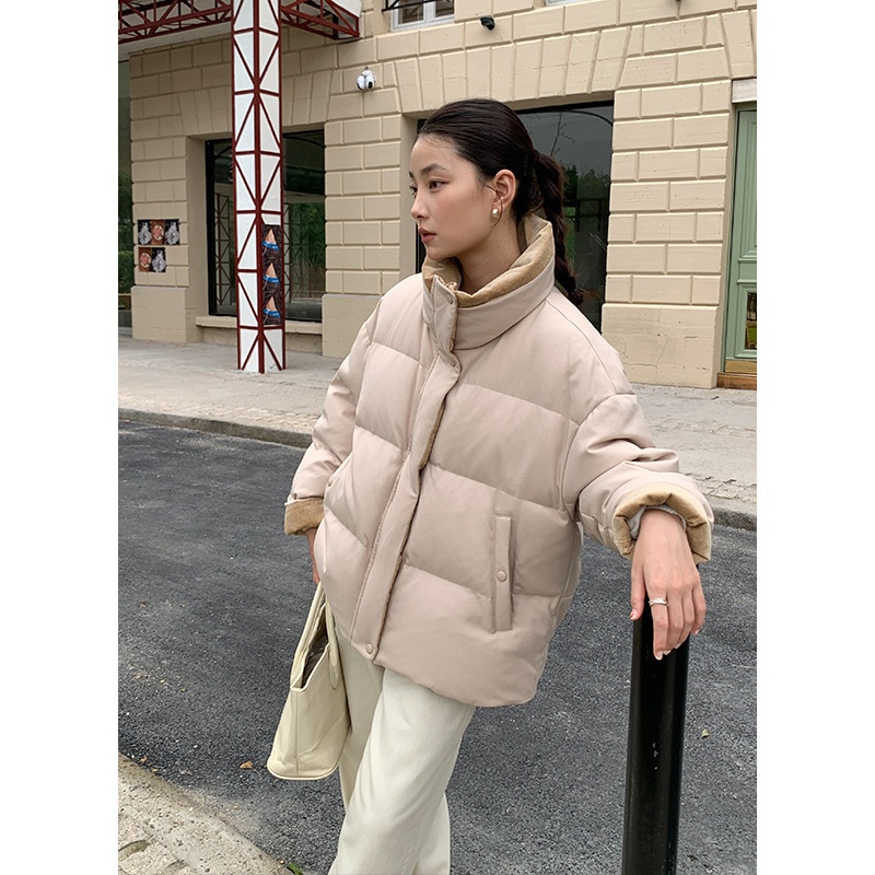 ChicShe Mulan Loose Jacket For Women 2025 Thirteen Lines Winter New Warm White Duck Down Coat 52928Y_voghion.com