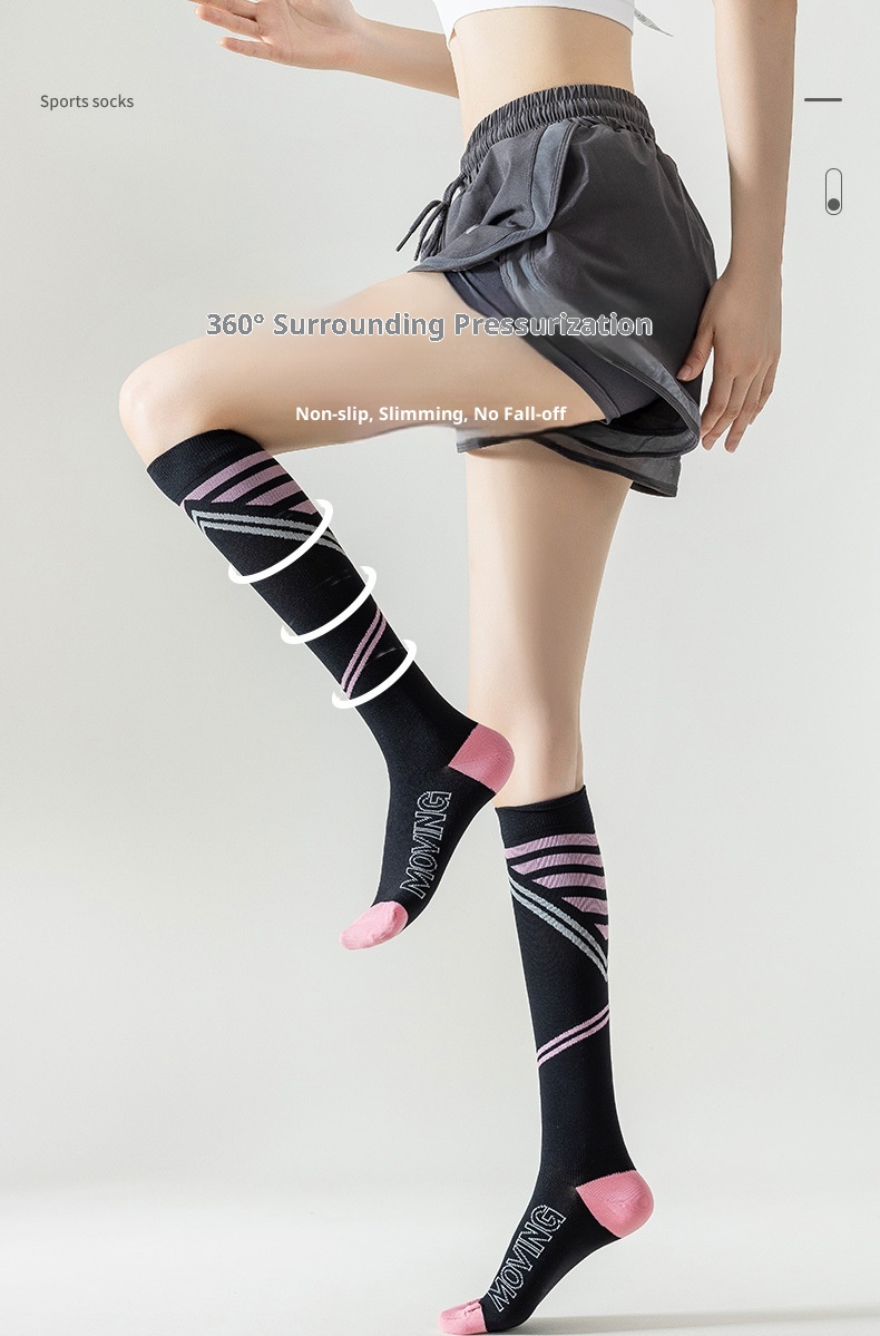 ActiveGo ActiveGo Compression Sports Donna, Calzini a compressione professionali per corsa, salto con la corda, fitness, ciclismo, escursionismo, gambe snellenti_voghion.com