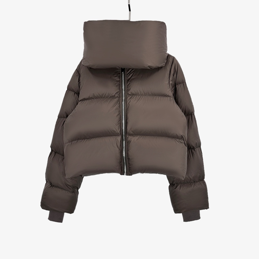ChicShe SUBHUMAN Herren Damen | Herbst und Winter Dunkler Stil Verdickte Version Weiße Entendaunen Warmer Paar Halswärmer Puffer_voghion.com