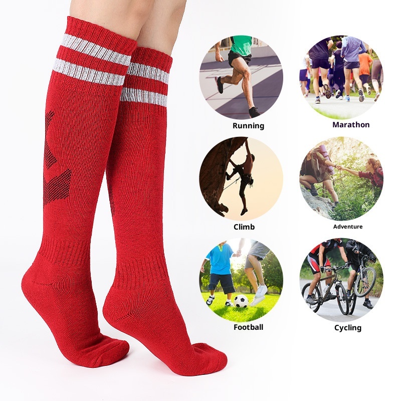 ActiveGo ActiveGo Adult And Children Thickened Towel Bottom Marathon Hiking Cycling Soccer Long Tube Sports Compression Pressure Socks_voghion.com