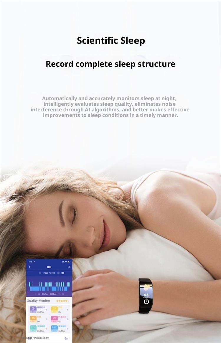 Fully Automatic Non-Invasive Watch Pressure Oxygen Heart Rate Smart No-Needle Blood Glucose Meter Color Screen Bracelet_voghion.com