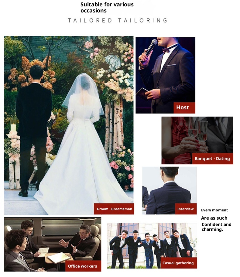 ragazzo Frac in tessuto di raso Abito da uomo Slim Fit Abbigliamento formale Ospite dell'incontro annuale Costume da coro di danza jazz magica_voghion.com