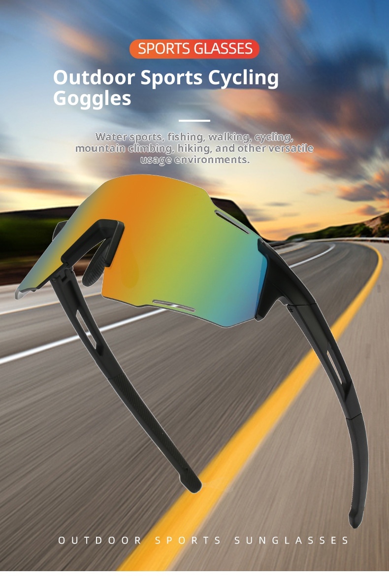 Occhiali da ciclismo antivento ActiveGo, per sport all'aria aperta, alpinismo, cambio colore giorno e notte, semplici occhiali da arrampicata anti-UV_voghion.com