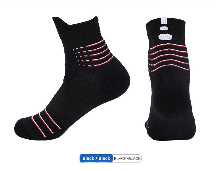 Chaussettes de sport ActiveGo pour homme, respirantes, en tissu éponge épais et rembourrées, idéales pour la course, le basketball, le cyclisme et la randonnée._voghion.com