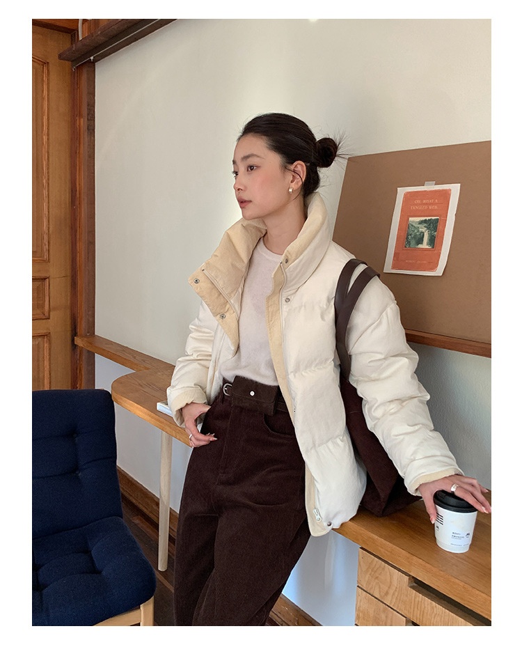 ChicShe Mulan Loose Jacket For Women 2025 Thirteen Lines Winter New Warm White Duck Down Coat 52928Y_voghion.com