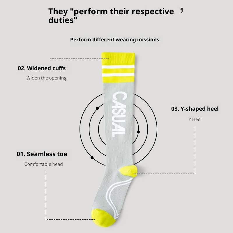 ActiveGo ActiveGo Compression Sports Donna, Calzini a compressione professionali per corsa, salto con la corda, fitness, ciclismo, escursionismo, gambe snellenti_voghion.com