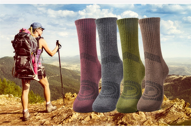 ActiveGo ActiveGo RBAO Vente directe Chaussettes fines de randonnée extérieure 047 Été Automne Trekking Course à pied Alpinisme mi-mollet_voghion.com