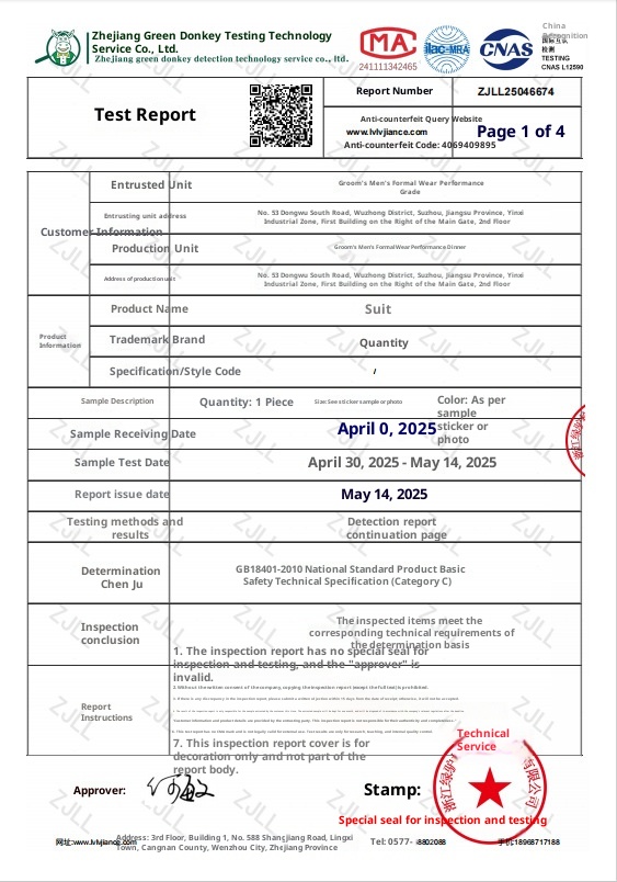 1 Giacca da abito Costume da cantante maschile Ospite di banchetto Abbigliamento formale Spettacolo teatrale Coro Pantaloni aderenti Color Block_voghion.com