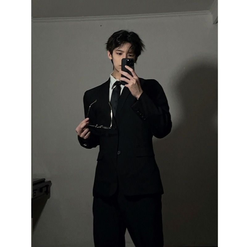 Set da uomo con spalline bianche, blazer per studenti maschi, set uniforme Su DK di alta qualità, uniforme di classe, laurea_voghion.com