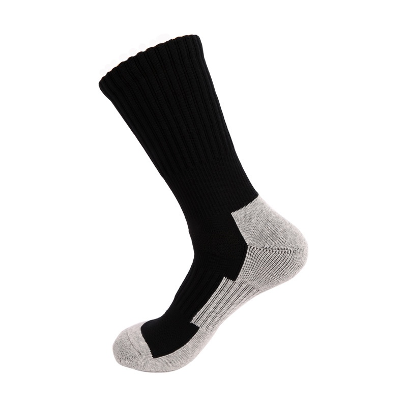 ActiveGo ActiveGo Men's Mid-Calf Football Running Compression Terry Bottom Hiking Outdoor Sports Socks_voghion.com