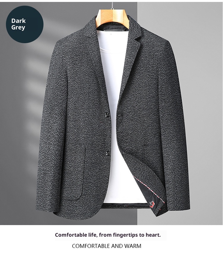 1 Extra Large Men's Suit Jacket Spring Autumn Business Plus Size Loose Fit Big And Tall Casual Blazer_voghion.com