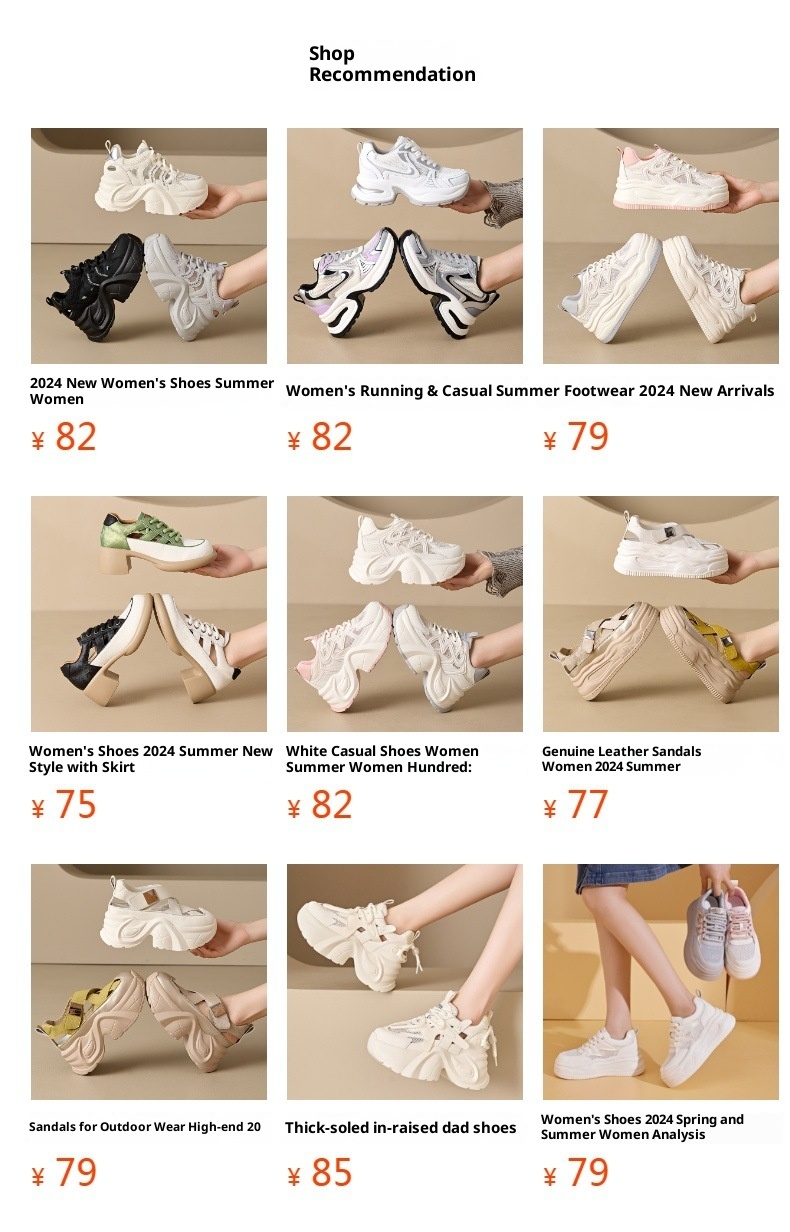 ShoeGlobe High-End Stijl Outdoor 2024 Herfst Winter Nieuwe Dikke Zolen Hoogte Verhogende Dad Sneakers Voor Vrouwen Casual Echt_voghion.com