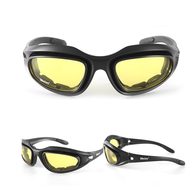 Set di occhiali tattici ActiveGo C5, per ciclismo, alpinismo, antivento, CS, antiproiettile, da tiro, alla moda_voghion.com