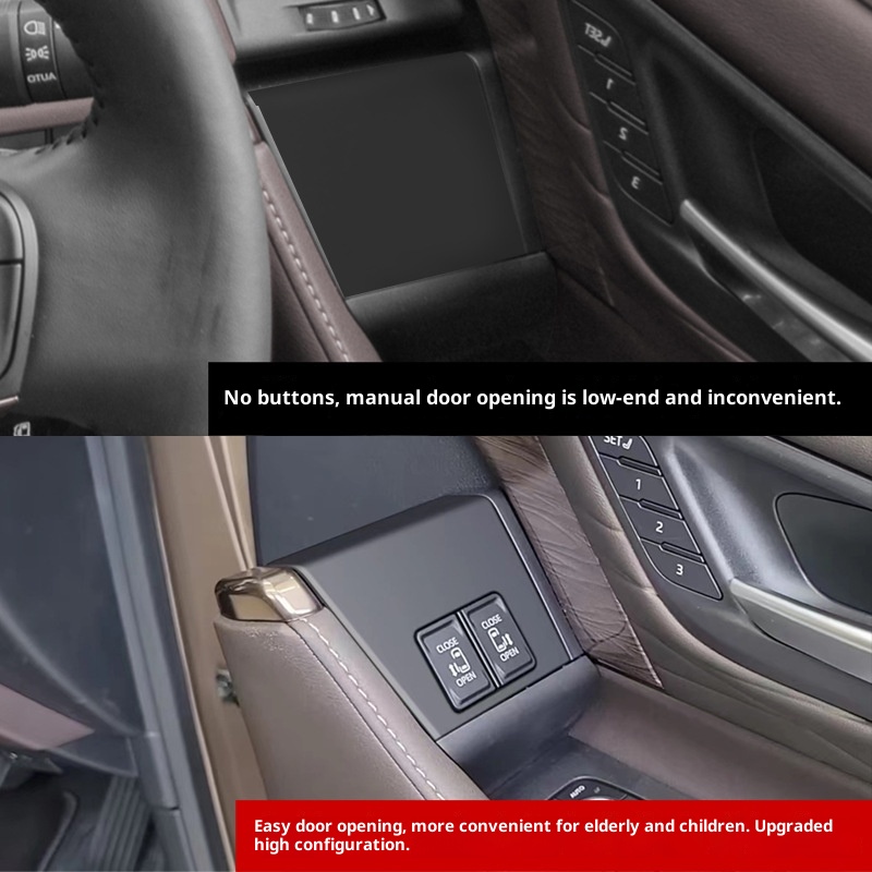 Applicabile a 24 modelli di interruttore della porta centrale a bassa configurazione della serie Alphard 40, per interni auto in vetro ALPHARD_voghion.com