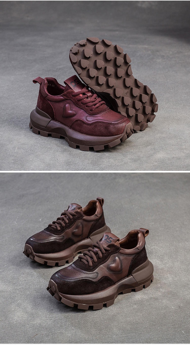 ShoeGlobe Shanghai Jie Zou 2024 Herfst Winter Nieuw Retro Versleten Casual Papa Veelzijdig Comfortabel Enkel Niet Vermoeiend voor Voeten_voghion.com