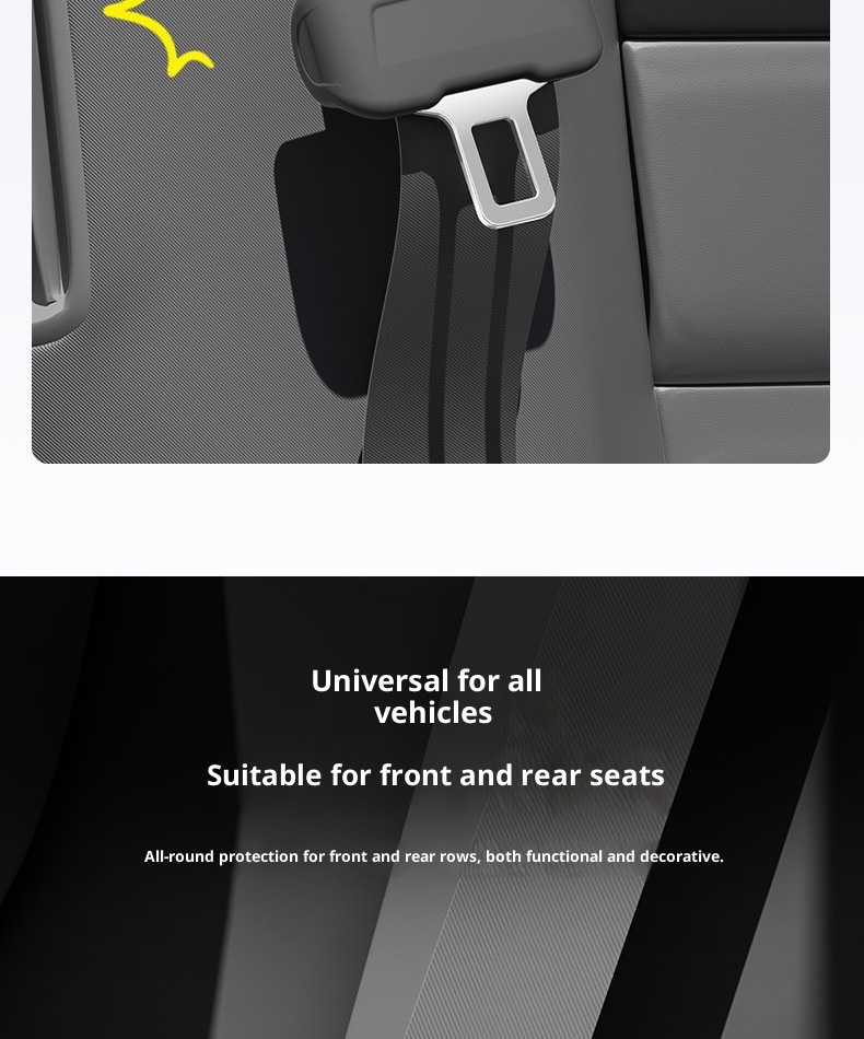 JiKrypton 7X/001/009/007/X/MIX Seat Belt Protector Anti-Collision Car Interior Special Product_voghion.com