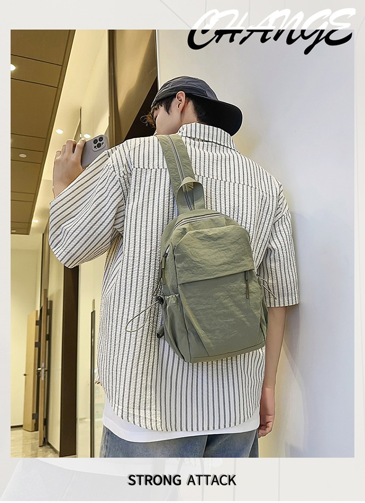 001 Multifunctionele, dubbel te gebruiken borst-unisex kleine rugzak, modieuze, lichtgewicht reistas voor crossbody_voghion.com