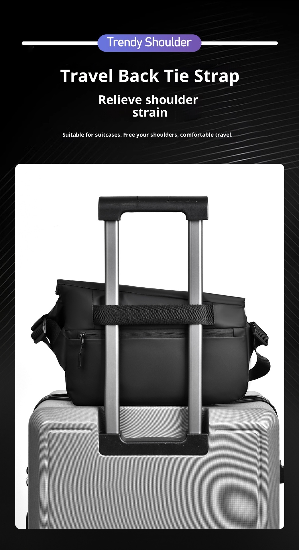 001 Crossbody Sports Functional Chest Workwear Trendy Brand Cycling Messenger Shoulder Bag Men's Backpack_voghion.com