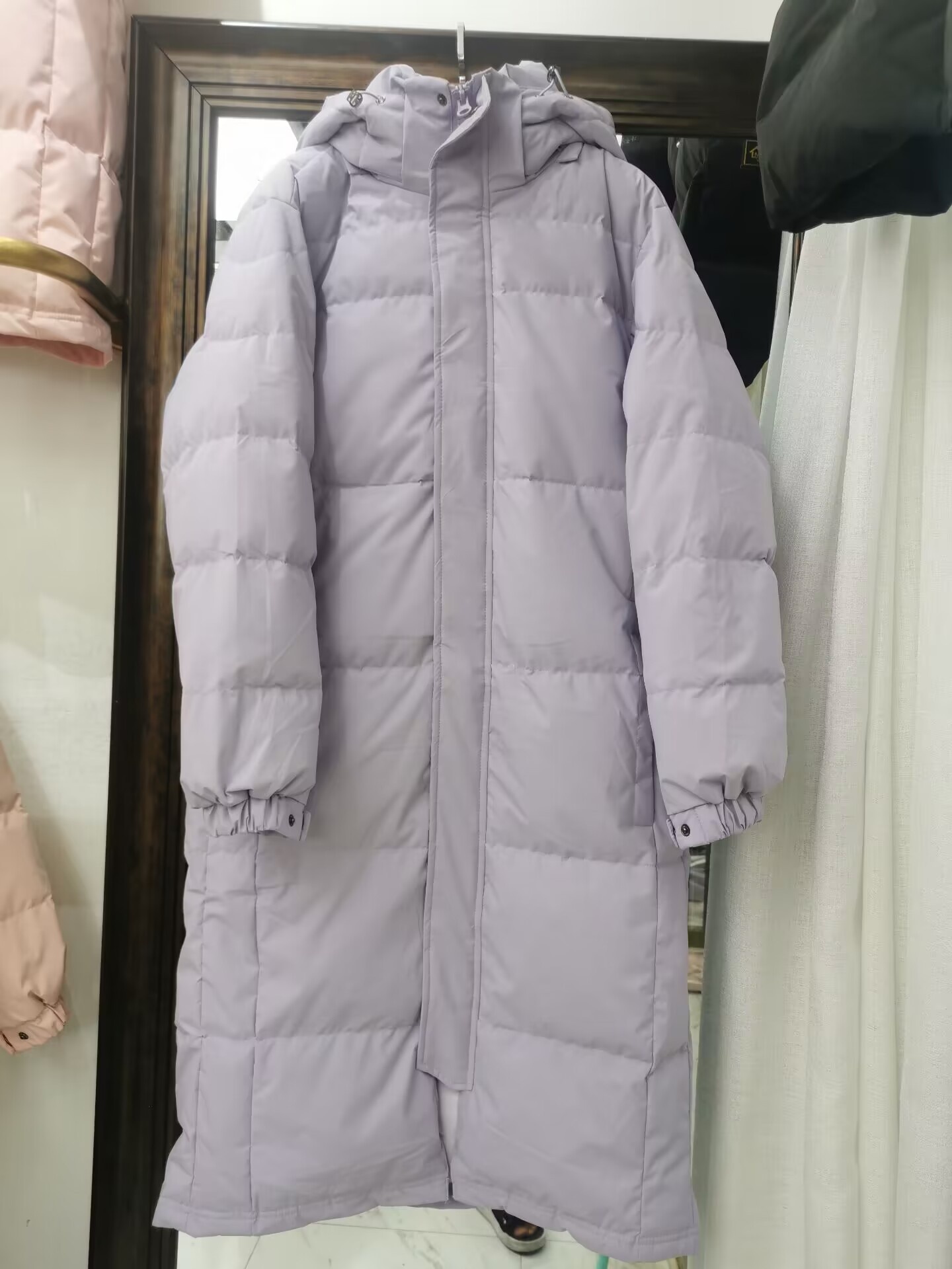 ChicShe Lange Jacke für Damen 2025 – Neue Winterkollektion: Dicke, warme und hochwertige Daunenjacke für Paare in Weiß_voghion.com