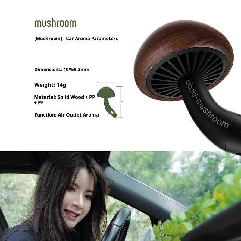 BBDD Profumo Fungo Bocchetta Aria Aromaterapia Carino Creativo Fragranza Ornamento Decorazione Interni Auto_voghion.com