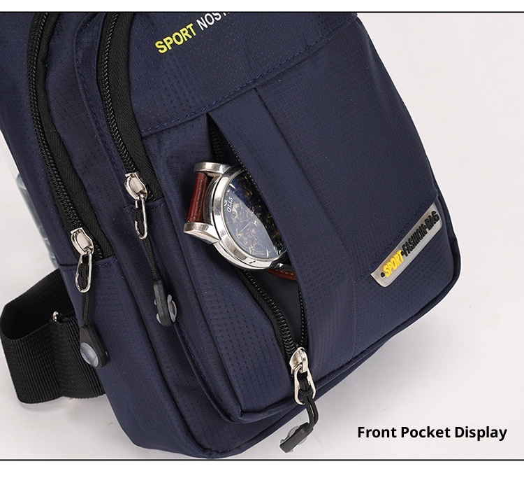 001 Cross-Border New Chest Men Business Commuting Travel Casual Backpack Women Lightweight Large Capacity Cycling Sports_voghion.com