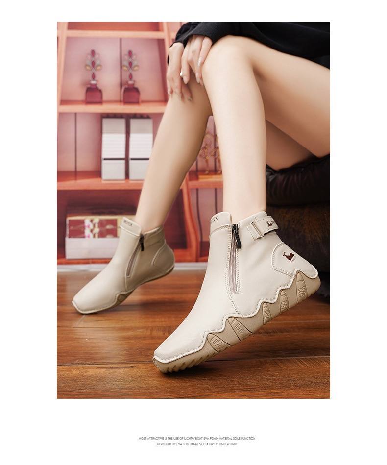Chaussures montantes ShoeGlobe pour femmes, nouveauté hiver, confortables et élégantes, idéales pour le travail, le sport et les loisirs. Semelle souple et polyvalente._voghion.com