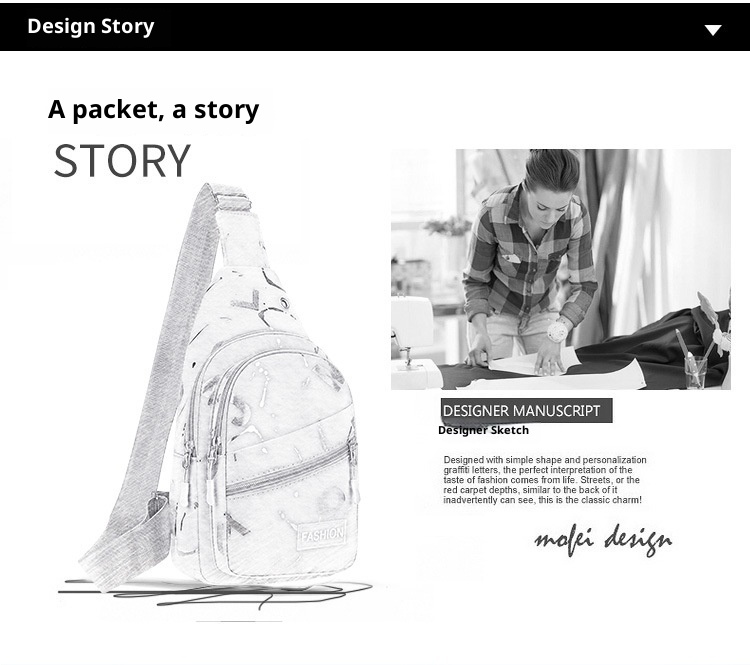 001 Damen-Brusttasche, Umhängetasche, Rucksack, vielseitig, neu, trendig, einseitig, Schultertasche, Großhandel, vorne, klein, schlicht, modisch_voghion.com