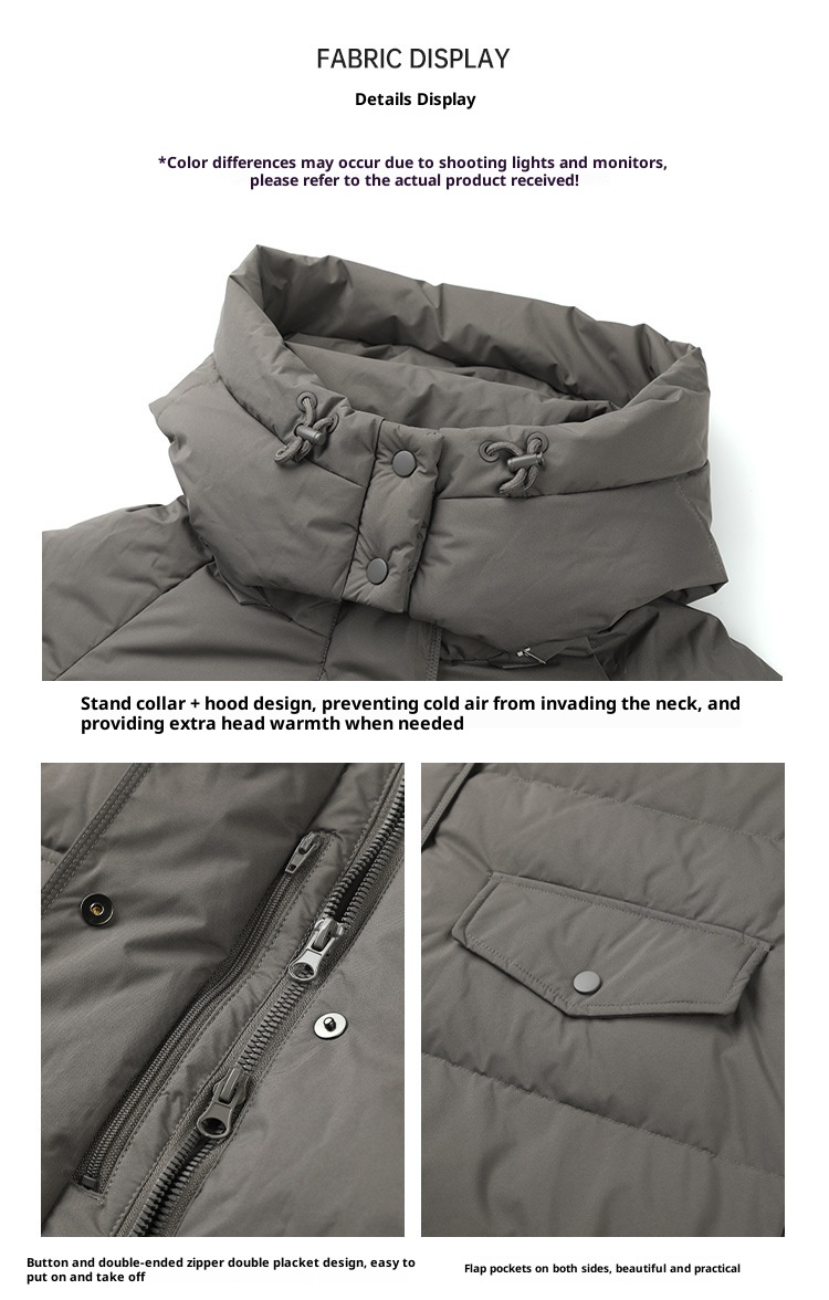 ChicShe Mulan Long Hooded Jacket For Women 2025 Thirteen Lines Winter New Warm White Duck Down Coat 52924Y_voghion.com