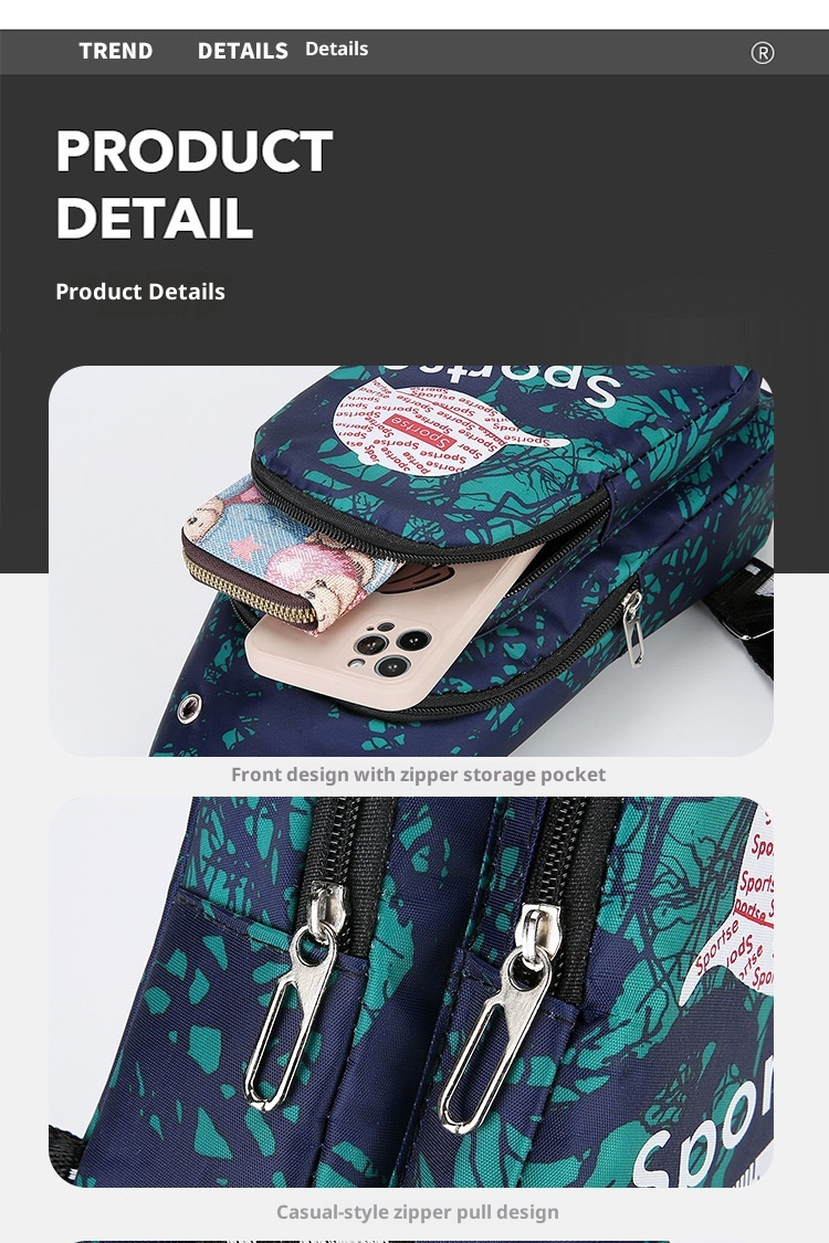 001 Fashion Crossbody Chest Multifunctional Waist Practical Large Capacity Sports Outdoor Men's Bag Wholesale_voghion.com