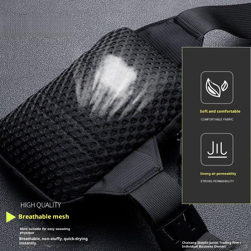 001 New Sports Chest For Men, Ultra-Small Phone Waist Bag, Multifunctional Portable Men's Crossbody Bag_voghion.com
