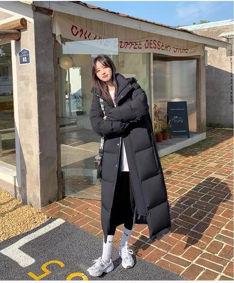 ChicShe Lange Jacke für Damen 2025 – Neue Winterkollektion: Dicke, warme und hochwertige Daunenjacke für Paare in Weiß_voghion.com