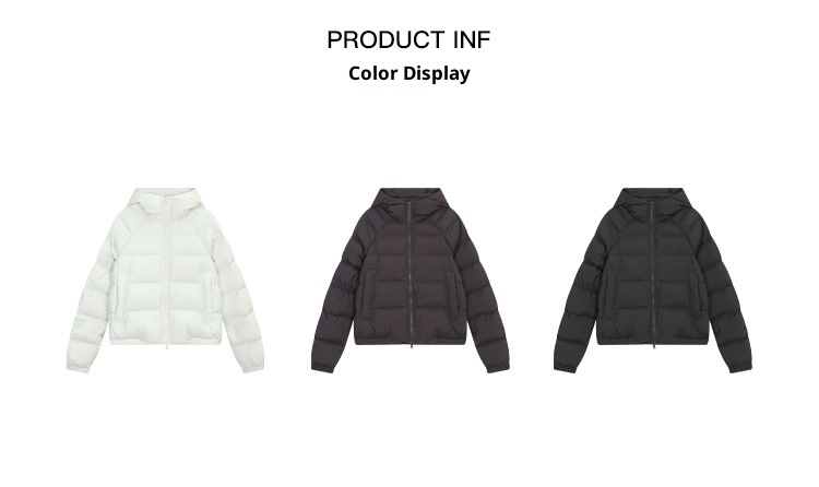 ChicShe Mulan Windproof Warm For Women 2025 Thirteen Lines Winter New 90 White Duck Hooded Down Jacket 55987_voghion.com