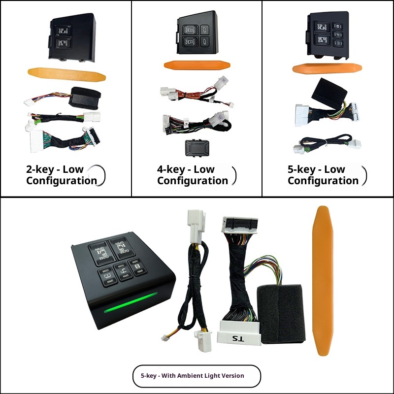 Applicabile a 24 modelli di interruttore della porta centrale a bassa configurazione della serie Alphard 40, per interni auto in vetro ALPHARD_voghion.com