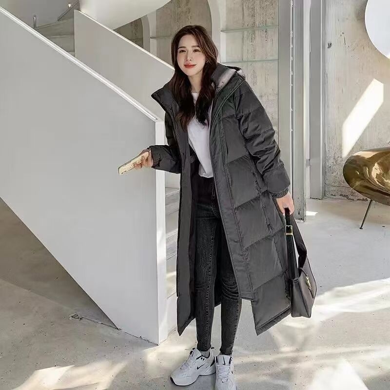 ChicShe Lange Jacke für Damen 2025 – Neue Winterkollektion: Dicke, warme und hochwertige Daunenjacke für Paare in Weiß_voghion.com