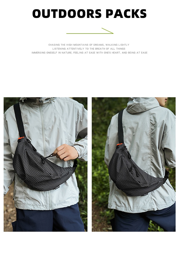 001 Cross-Border Outdoor Lightweight Chest Men 2025 Autumn Single Shoulder Crossbody Large Capacity Casual Sports Waist Bag_voghion.com