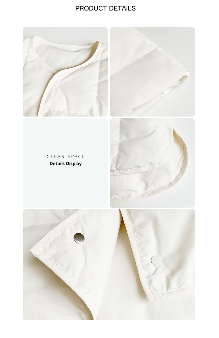 ChicShe Mulan Simple Lightweight 90 White Duck Jacket For Women 2025 Thirteen Lines Winter Warm Down Coat 55989_voghion.com